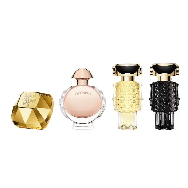 Paco Rabanne - Miniatures Gift Set:  Lady Million EDP (5ml) & Olympea EDP (6ml) & Fame EDP (4ml) & Fame Parfum EDP (4ml)