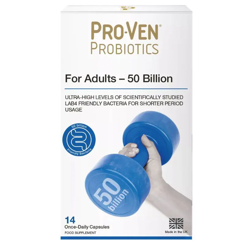 Proven - Probiotics Adult Acidophilus & Bifidus- 50 Billion (14 Capsules)