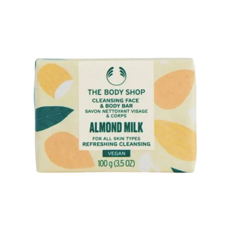 The Body Shop - Almond Milk Cleansing Face & Body Soap (100g)