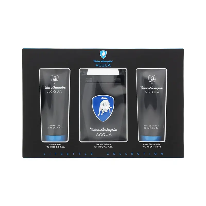 Tonino Lamborghini - Acqua 3 Piece Gift Set (EDT 125ml + SG)
