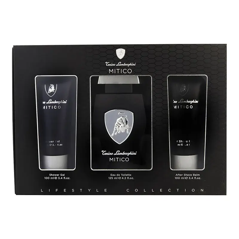 Tonino Lamborghini - Mitico 3 Piece Gift Set (EDT 125ml + SG)