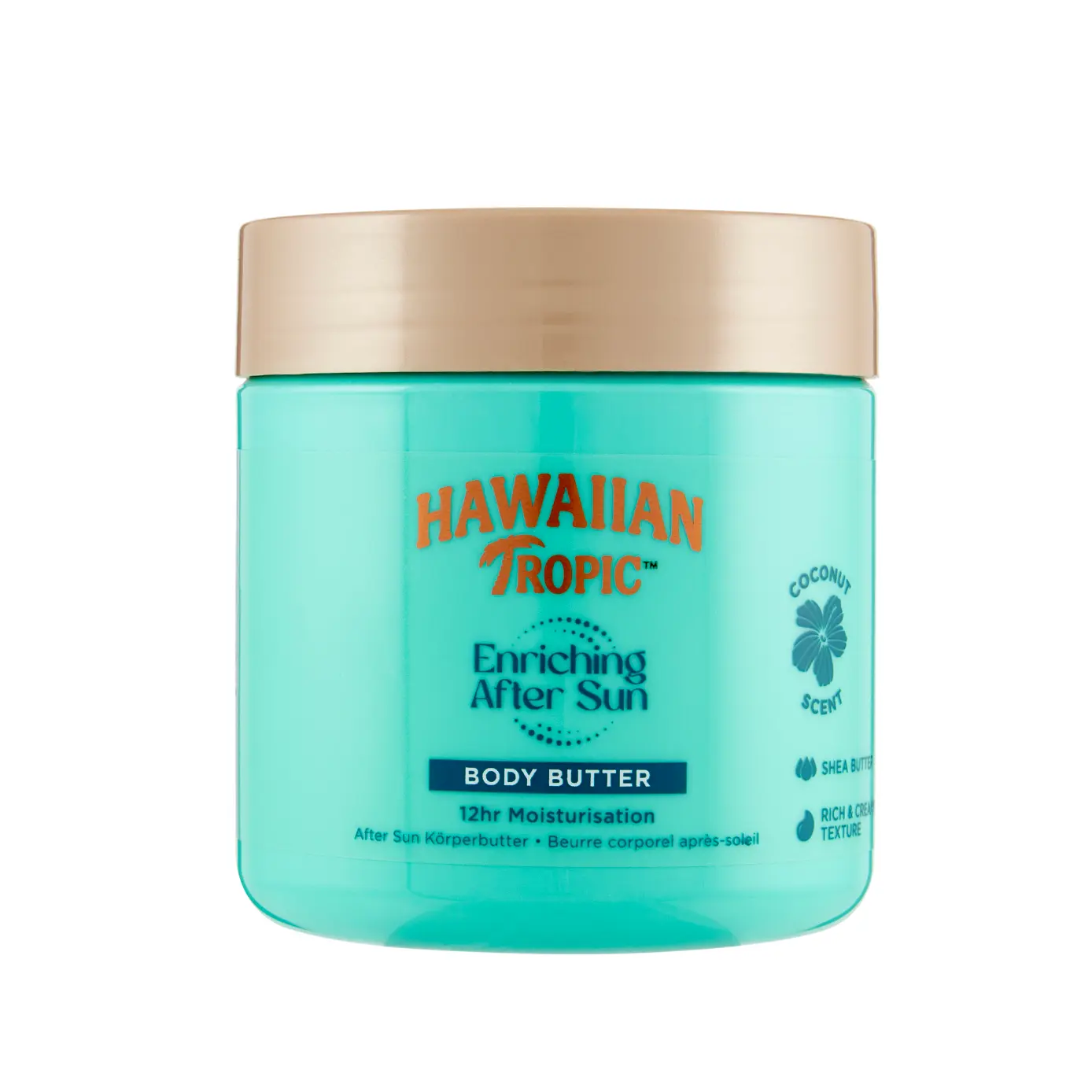 Hawaiian Tropic - Manteca corporal Aftersun de coco exótico (250 ml)