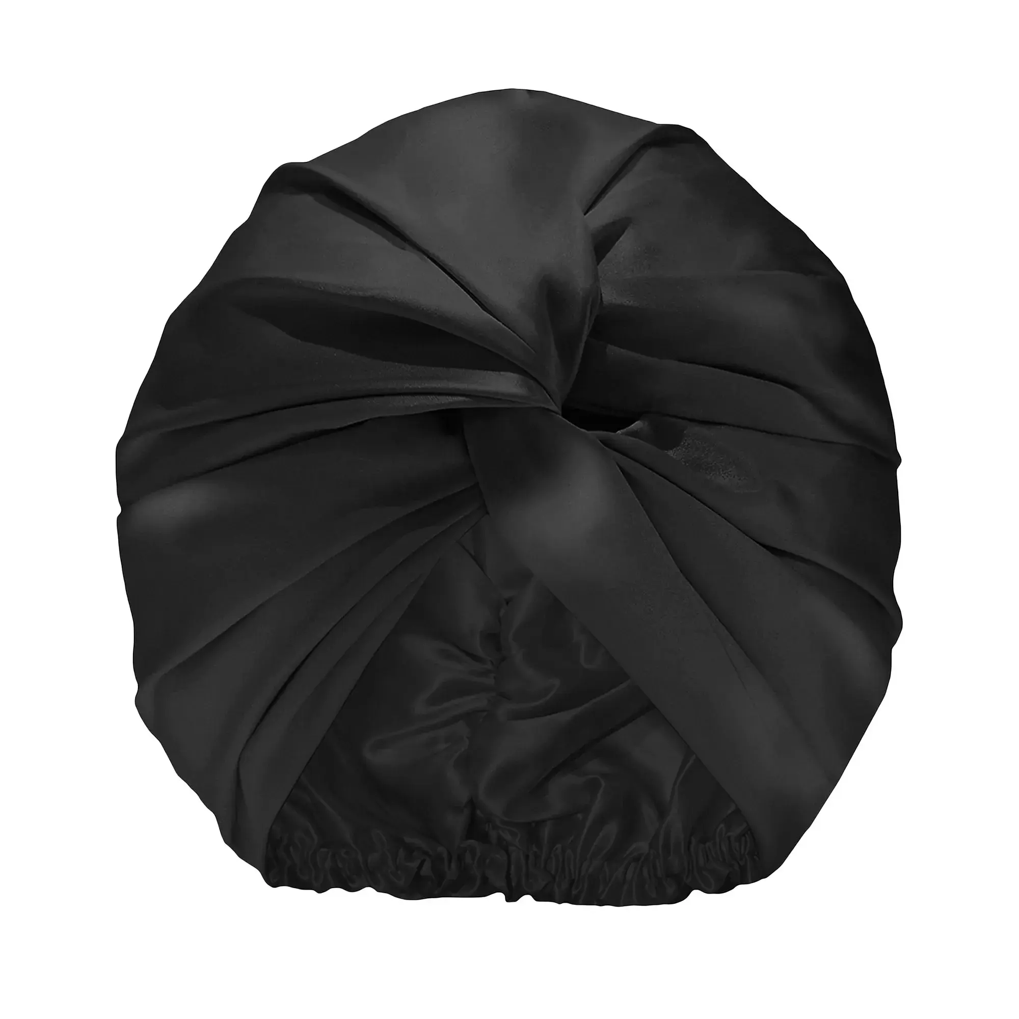 Slip - Pure Silk Turban in Black