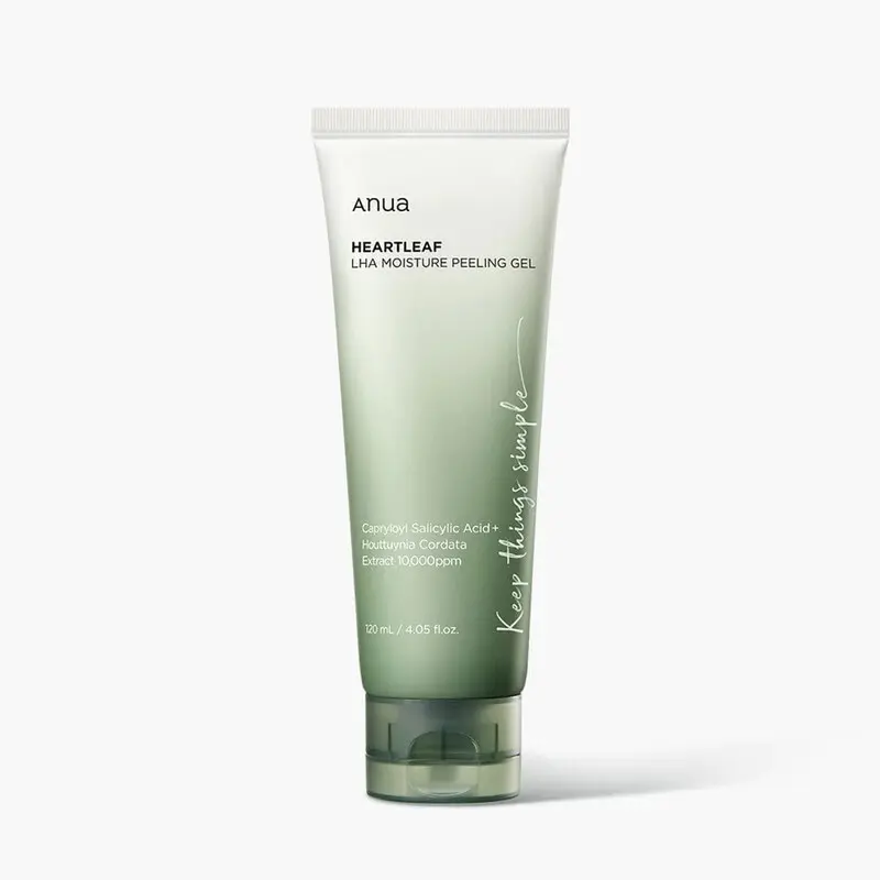 Anua - Heartleaf LHA Moisture Peeling Gel I Gentle Cleanser and Exfoliator (120ml)