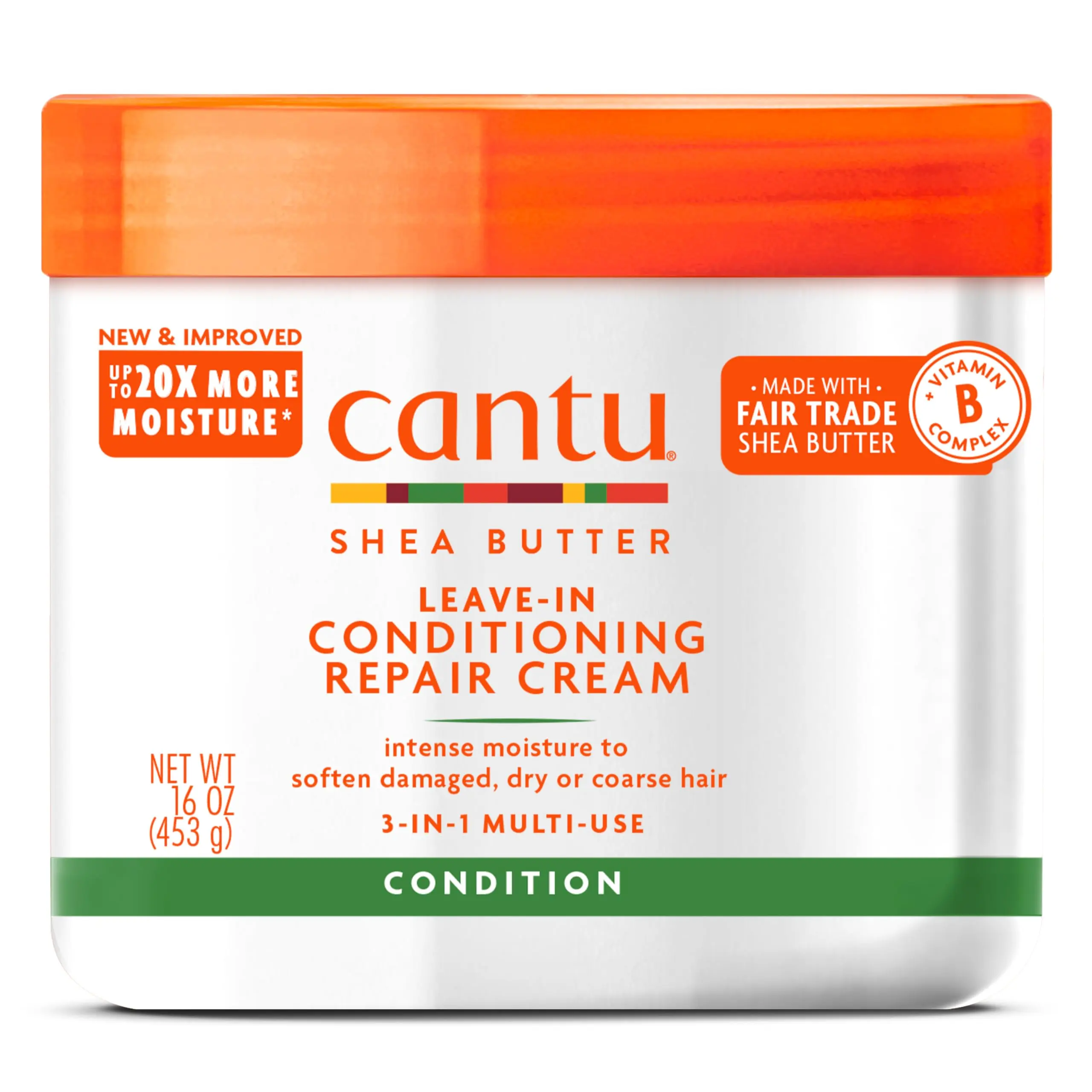 Cantu - Shea Butter Leave in Conditioning Repair Cream (453g)