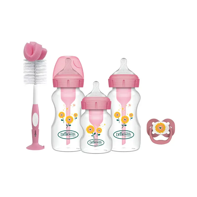 Dr Brown - Options+ Anti-Colic Gift Set - Pink