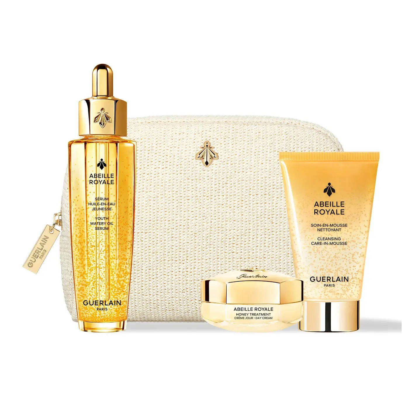 Guerlain – Abeille Royale 3 Piece Gift Set: Watery Oil Serum - Day Cream (50ml + 15ml)
