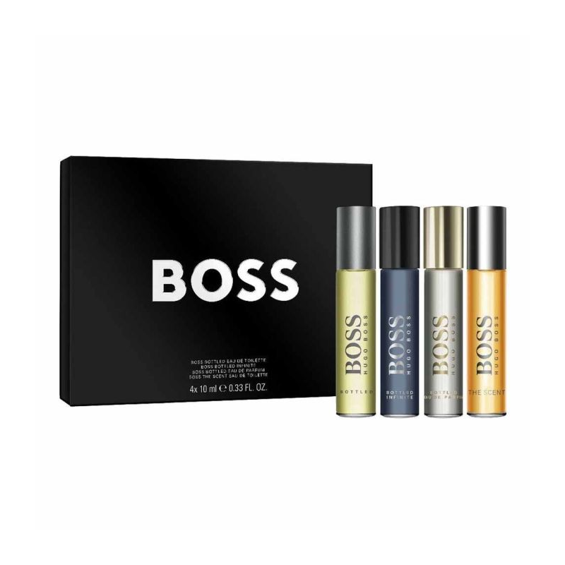 Hugo Boss - Bottled 4 Piece Gift Set: Eau de Parfum (10ml) & Eau de Toilette (10ml) & Infinite Eau de Parfum (10ml) & The Scent Eau de Toilette (10ml)
