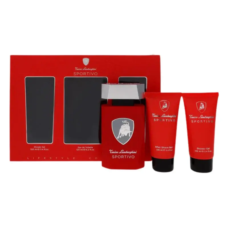 Tonino Lamborghini - Sportivo 3 Piece Gift Set (EDT 125ml + SG)