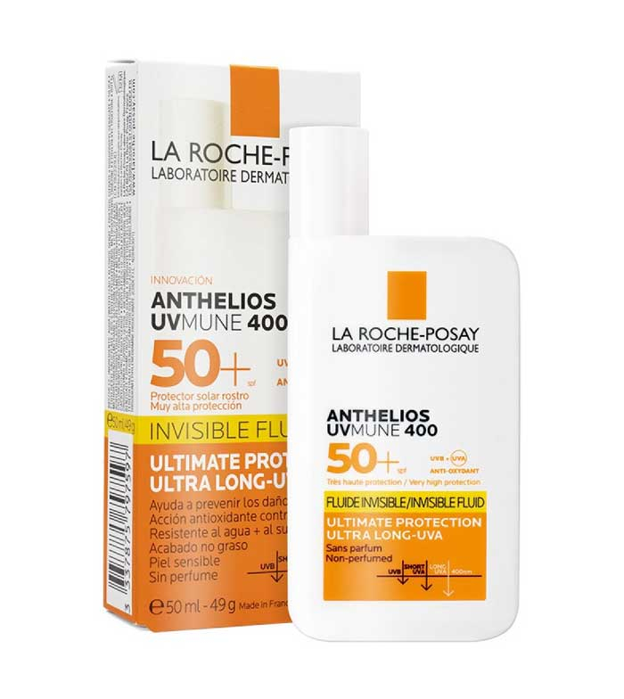 La Roche-Posay - Anthelios UVMune 400 Invisible Fluid SPF50+ Sun Cream (50ml)