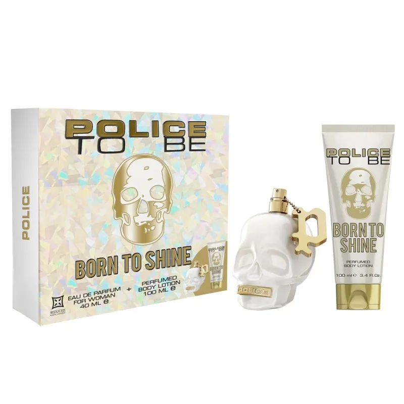 Police - To Be Born To Shine 2 Piece Gift Set: Eau de Parfum (40ml) & Body Lotion (100ml)