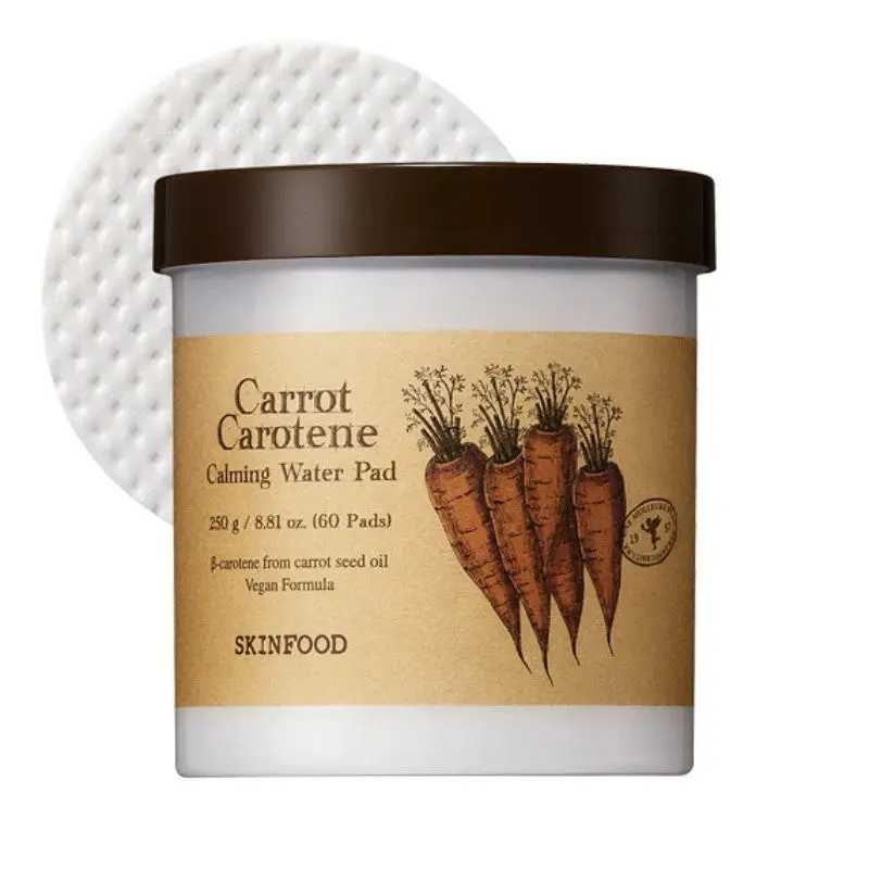 Skinfood - Carrot Carotene Calming Water Pad 60pcs (50 ml)