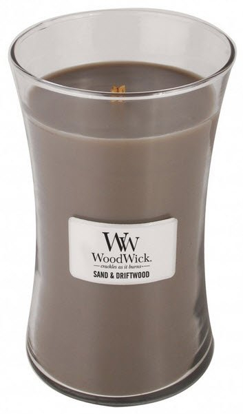 WoodWick - Sand &amp; Driftwood Large Hourglass Candle
