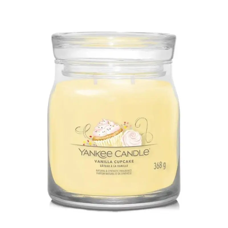 Yankee Candle - Signature Vanilla Cupcake Medium Jar