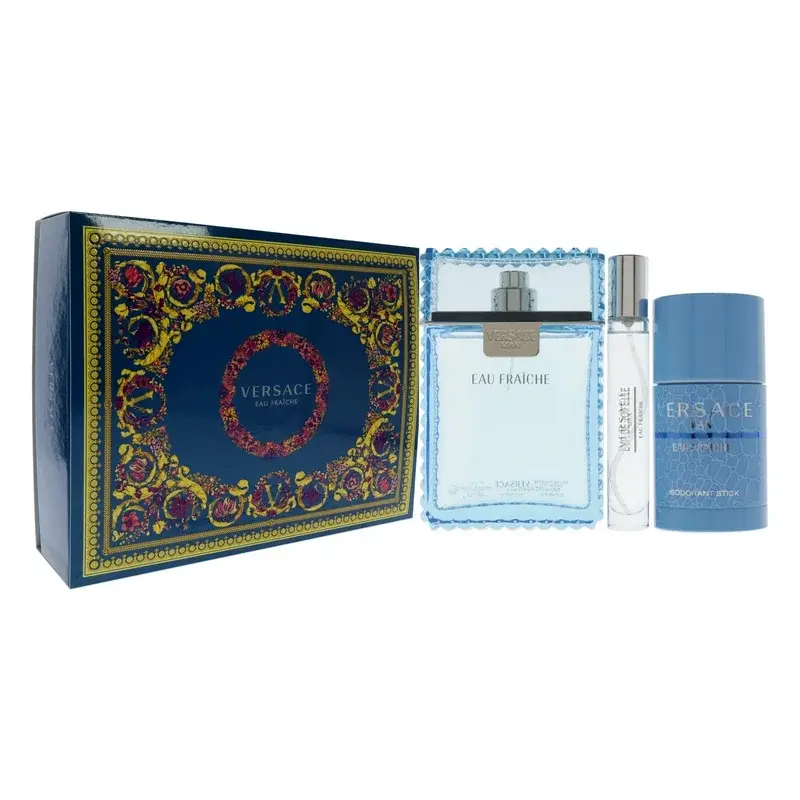 Versace - Man Eau Fraiche 3 Piece Gift Set: EDT 100ml + Deodorant Stick