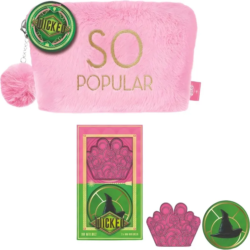 Wicked - "So Popular" Glinda Makeup Bag & Bath Fizzers