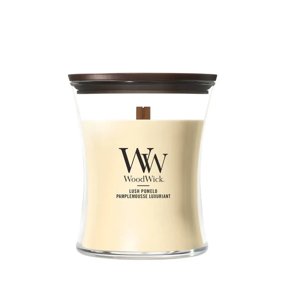 WoodWick - Lush Pomelo Medium Hourglass Candle 