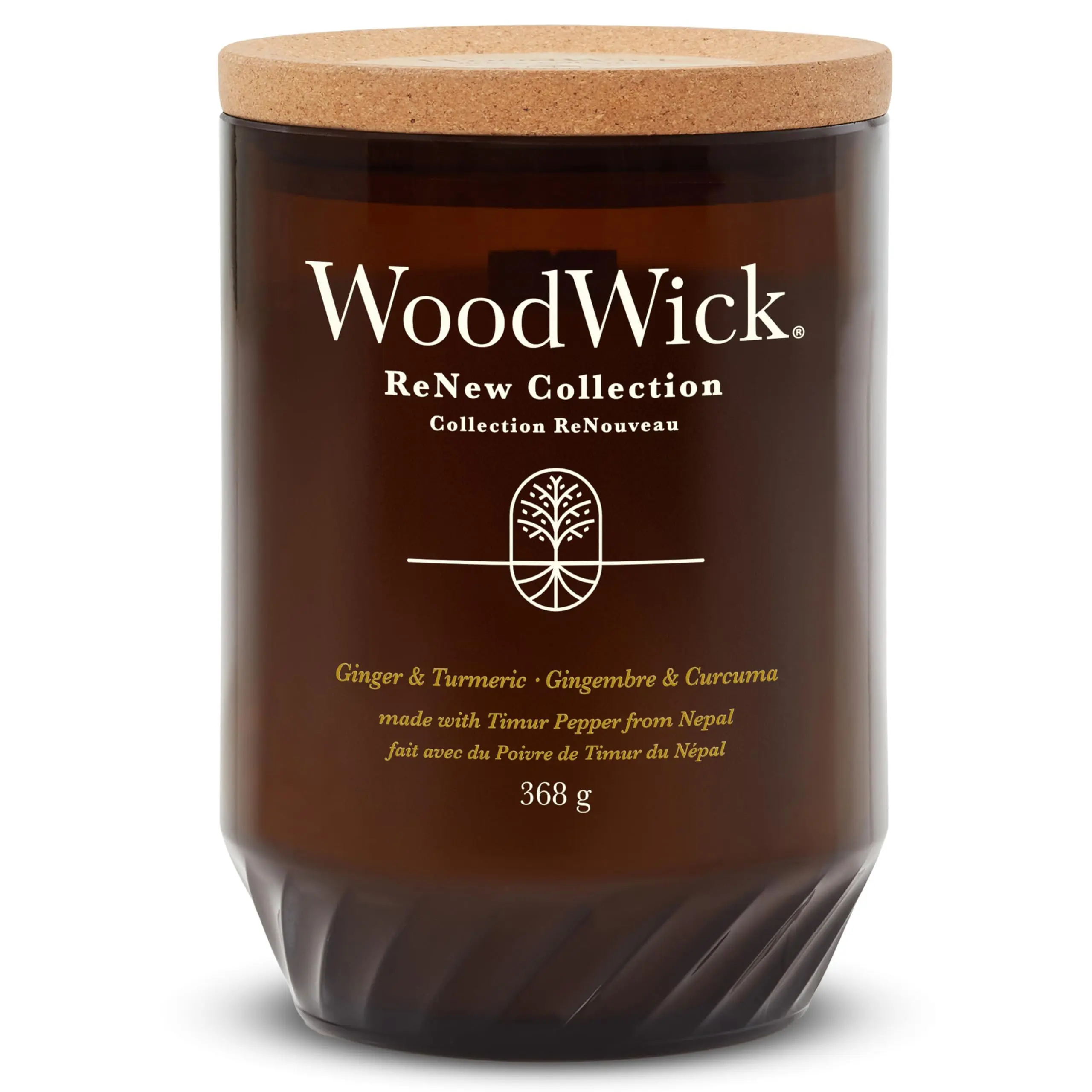 WoodWick - ReNew Candle Ginger & Tumeric Large