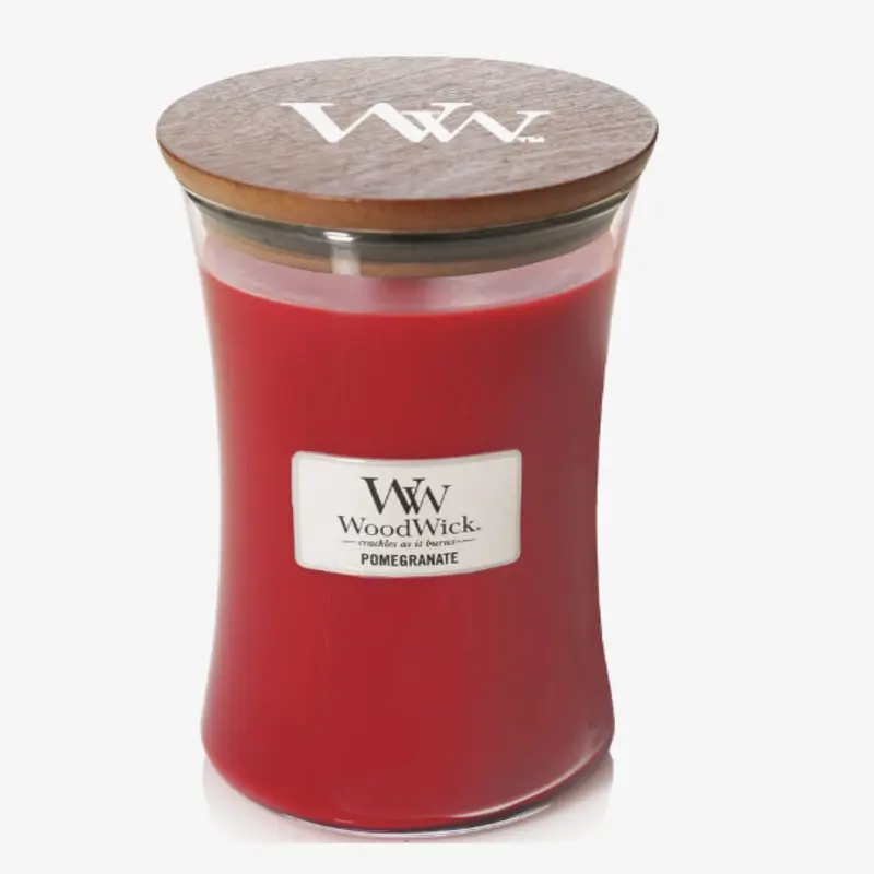Woodwick - Large Hourglass Candle - Pomegranate  (610g)