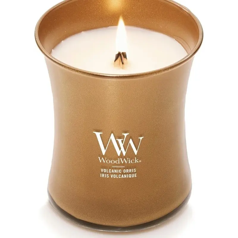 Woodwick- Medium Hourglass SPC Volcanic Orris 