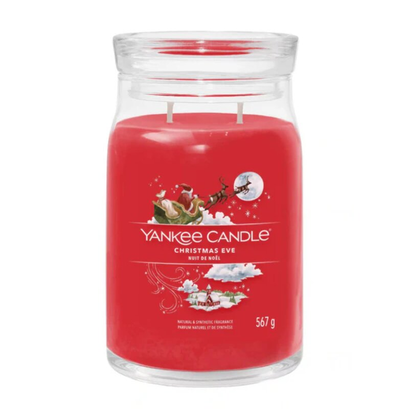 Christmas Eve Candle Yankee Candle, Red | Sweet & Spicy - Image 13