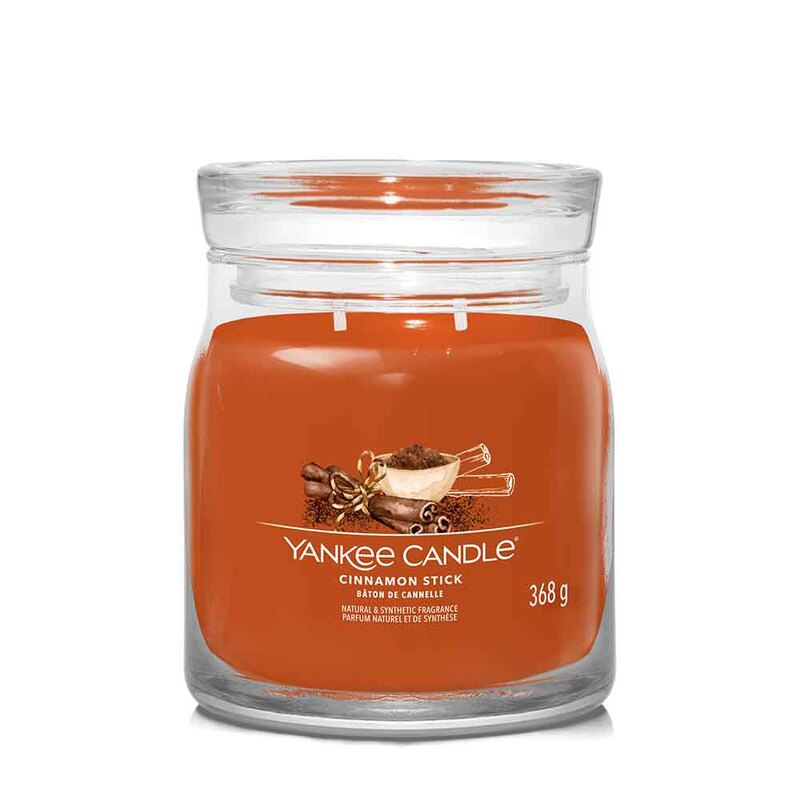 Yankee Candle Light - Signature Cinnamon Stick Medium Jar