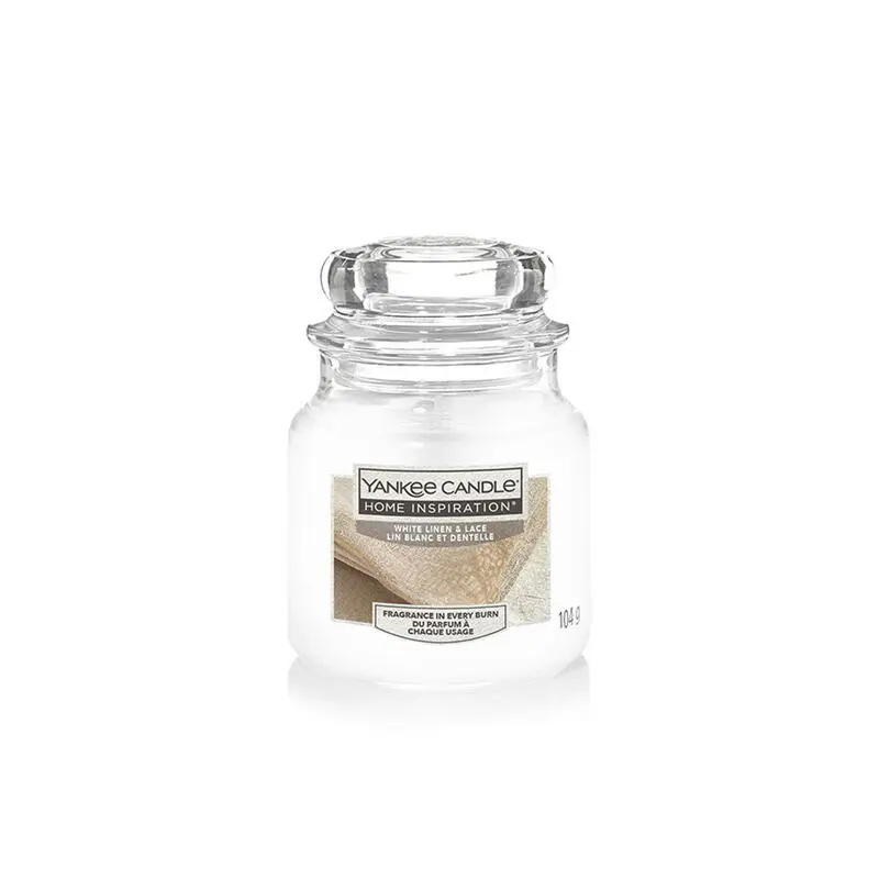 Yankee Candle - Small Jar With Linen Lace (104g)
