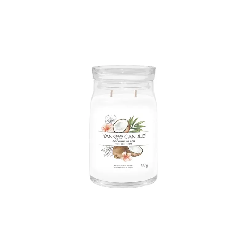 Yankee -Coconut Beach Large Candle 