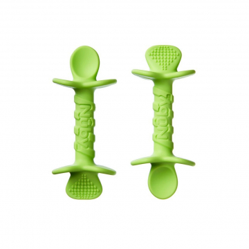 Nuby - Dipeez 2 Pack Spoons Green