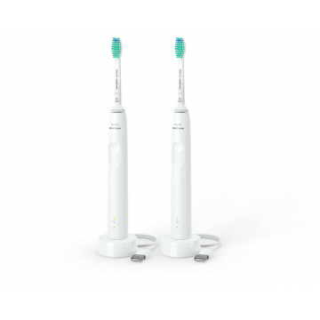 Philips - Sonicare 3100 White 2 Pack HX3675/13