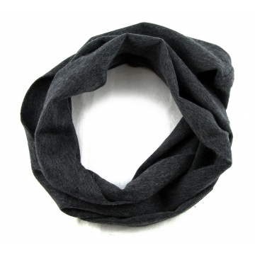 Glencroft - 100% Cashmere Dark Grey Coloured Cowl