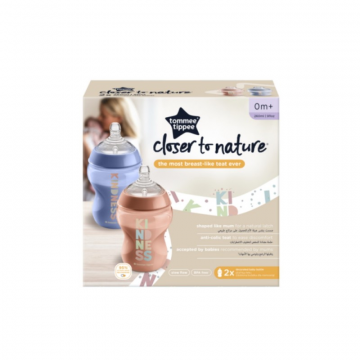 Tommee Tippee - Closer To Nature Kindness  Bottles 260ml (2 pack) 