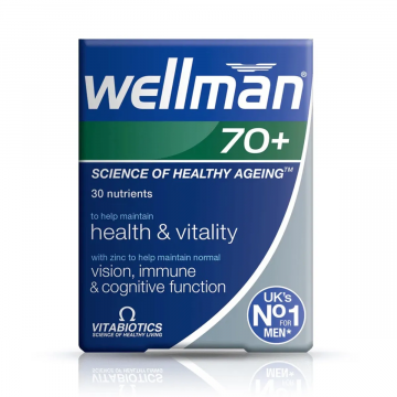 Vitabiotic - Wellman 70+  Pack Of 30 tablets