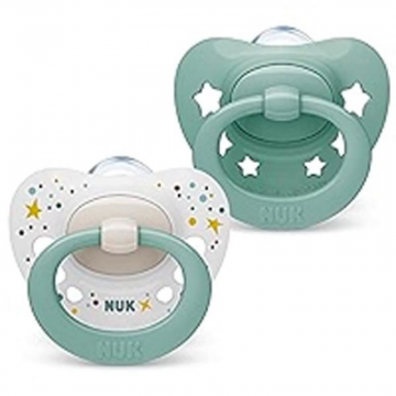 NUK - Signature 1 Soother 2 pack Blue