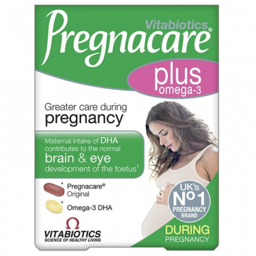 Vitabiotics -  Pregnacare Plus Omega 3 Capsules Duals (56 Tablets)