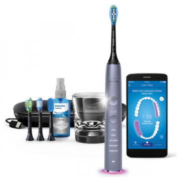 Philips Sonicare DiamondClean Smart Toothbrush with App - Cashmere Grey HX9924/44