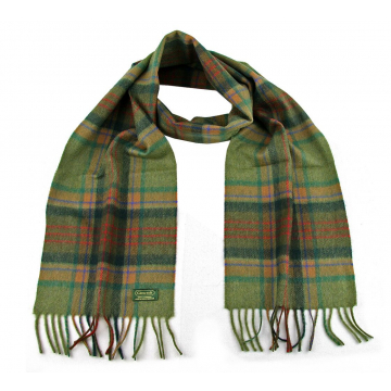 Premium Plaid green and red scarve