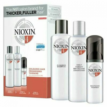 NIOXIN 3-Part System 4 Trial Kit for Coloured Hair with Progressed Thinning