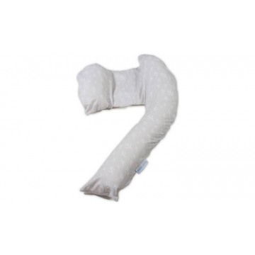 Dream Genii - Floral Grey Cotton Pillow