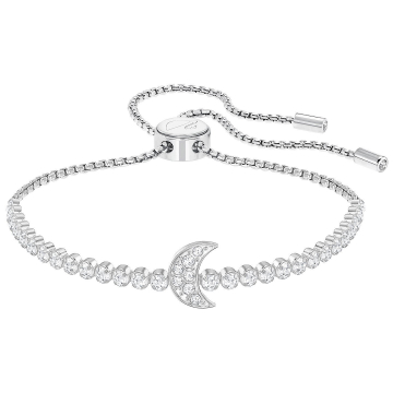 Swarovski Subtle Moon Bracelet - Silver