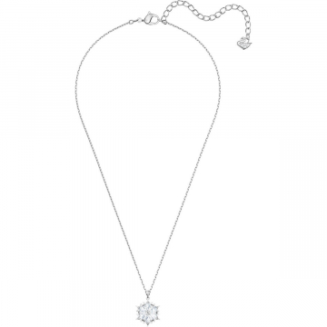 MAGIC PENDANT, WHITE, RHODIUM PLATING