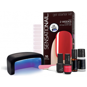 SensatioNail - Scarlet Red Gel Polish Starter Kit