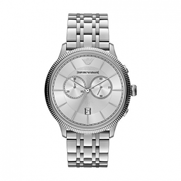 Emporio Armani Classic Chronograph Men's Watch - Silver