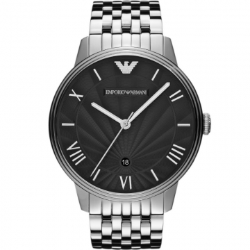 Emporio Armani Mens Classic Stainless Steel Watch AR1614