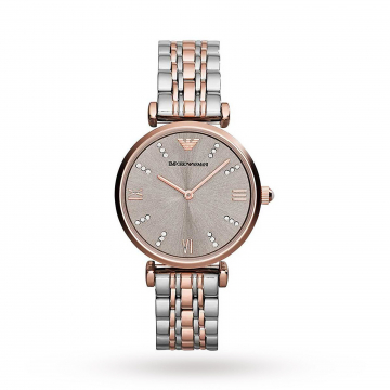Emporio Armani Two Tone Ladies Watch AR1840