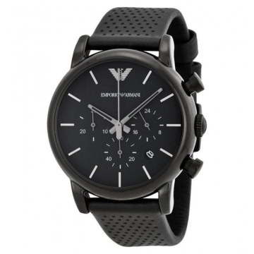 Emporio Armani Men's Chronograph Watch - Black