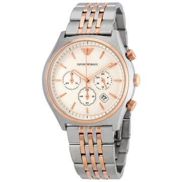 Emporio Armani Chronograph Mixed Metal Bracelet