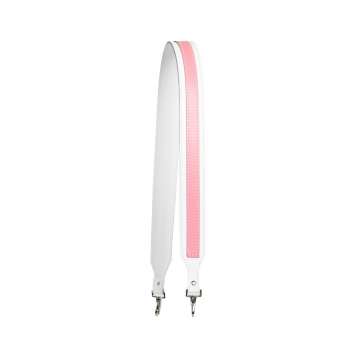 Gweniss Stella Shoulder Strap - White/Pastel Pink