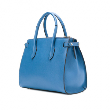 Furla Classic Logo East/West Tote in Genziana