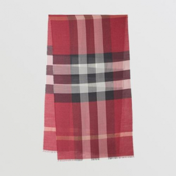 Burberry - Rose Giant Check Scarf 